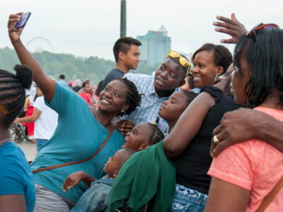 Family selfie, Niagra Falls