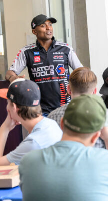 NASCAR star Brown at PCC