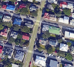 residential parking shown on Google Maps